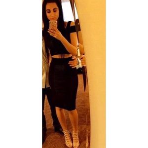 Express: Two Piece Knitted Skirt & Top Set